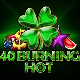 40 Burning Hot slot icon by Amusnet Interactive, available at AllySpin Casino