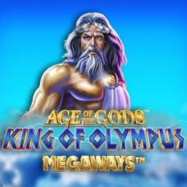 Age Of The Gods: King of Olympus Megaways slot visual from Origins available on allyspincasinoo.ca