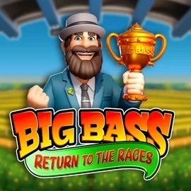 Big Bass Return to the Races casino game by Pragmatic Play – featured logo at AllySpin Casino