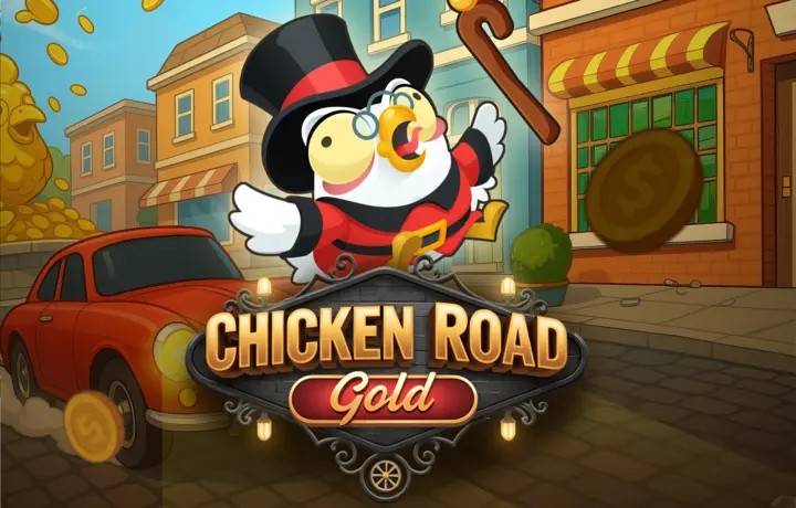 Chicken Road Gold logo – Casino Games by InOut at AllySpin Casino