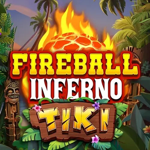 Fireball Inferno Tiki logo by NetEnt AllySpin Casino