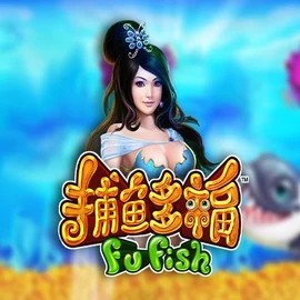 Fu Fish online game logo by Skywind Group on allyspincasinoo.ca