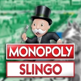 Slingo Monopoly slot logo by Gaming Realms at AllySpin Casino